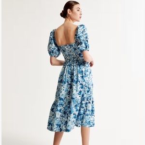 Abercrombie Emerson Poplin Midi Dress